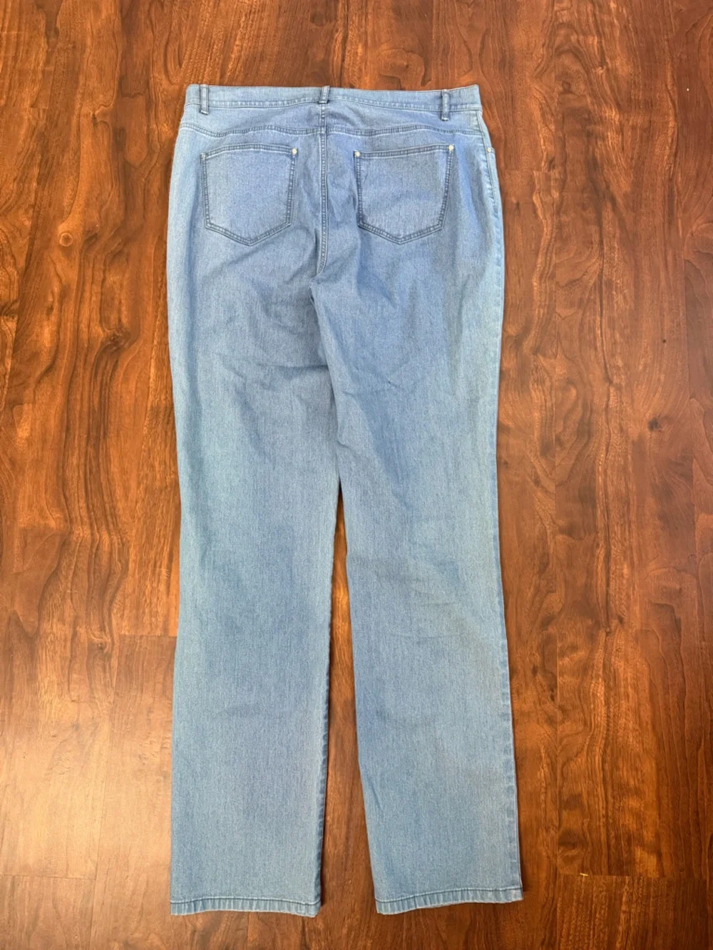 Lafayette 148 Light Blue Straight-Leg Jeans - Picture 5 of 8